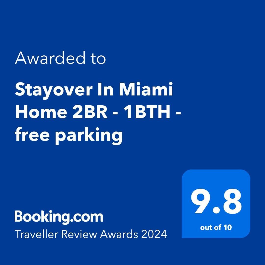 Stayover In Miami Home 2Br - 1Bth - Free Parking 외부 사진